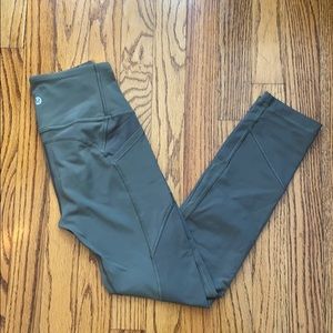 Army green Lululemon All The Right Places